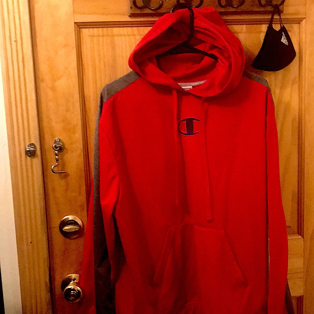 Champion DoubleDry Red Hoodie